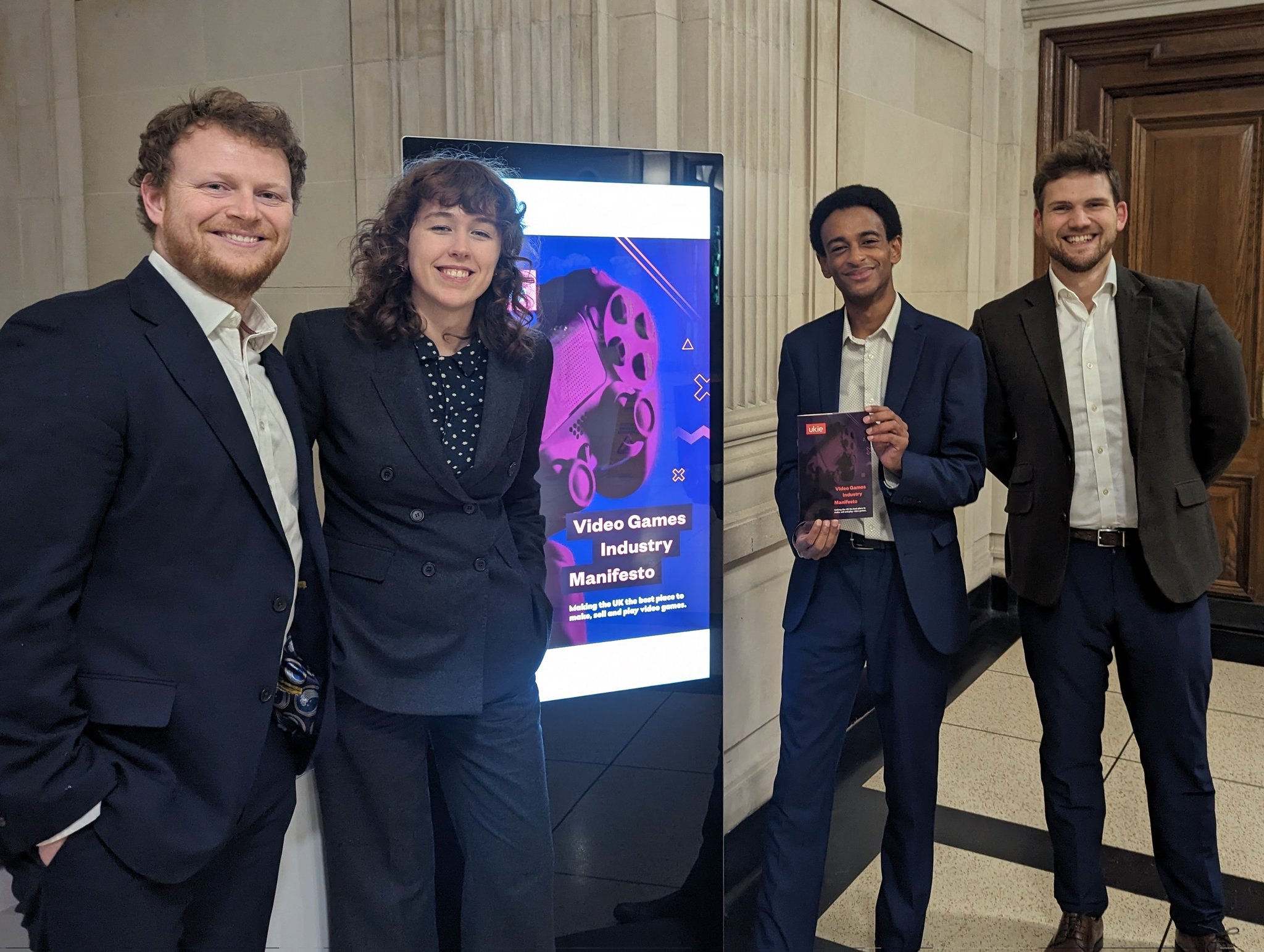 L to R: Dominic Murphy, Head of Policy and Public Affairs; Louisa Keight, Communications and Content Officer; Amen Tesfay, Policy and Public Affairs Officer; Daniele Fischer-Schmidt, Policy and Public Affairs Manager.